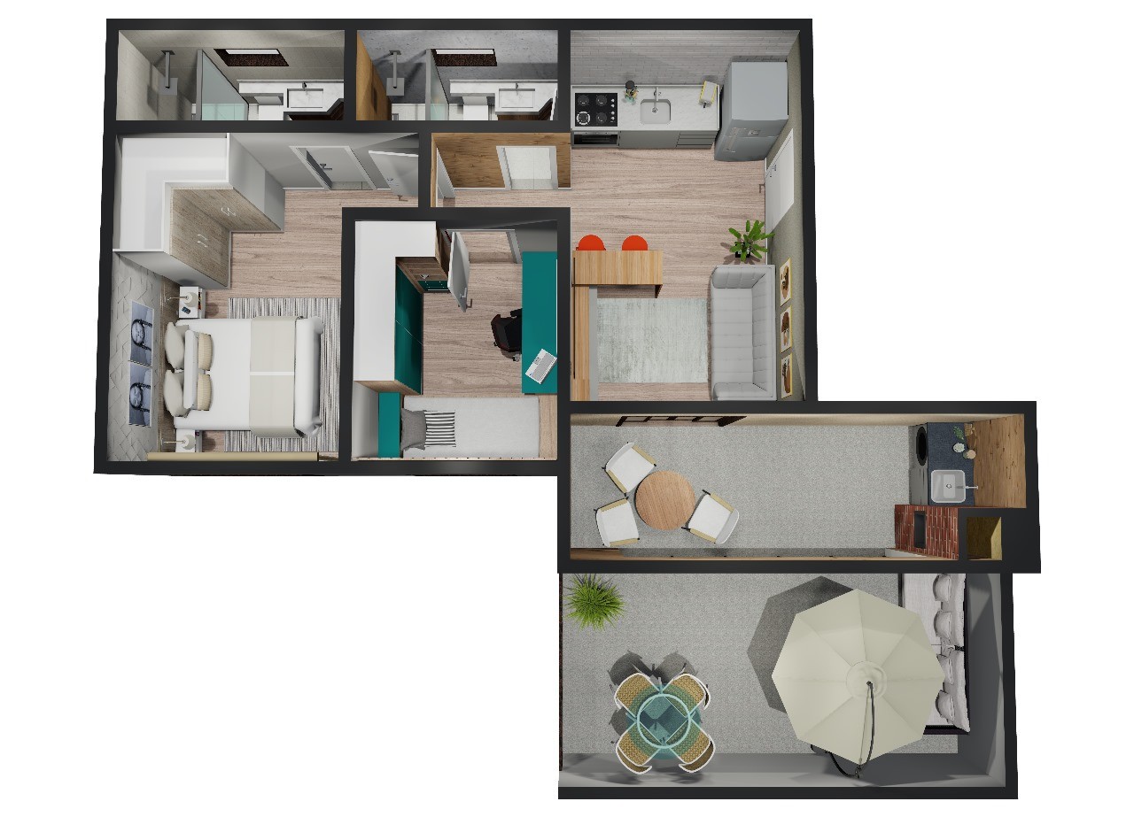 Apartamento, 1 quarto, 33 m² - Foto 56