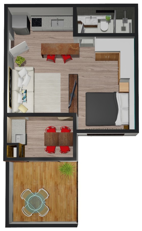 Apartamento, 1 quarto, 33 m² - Foto 59