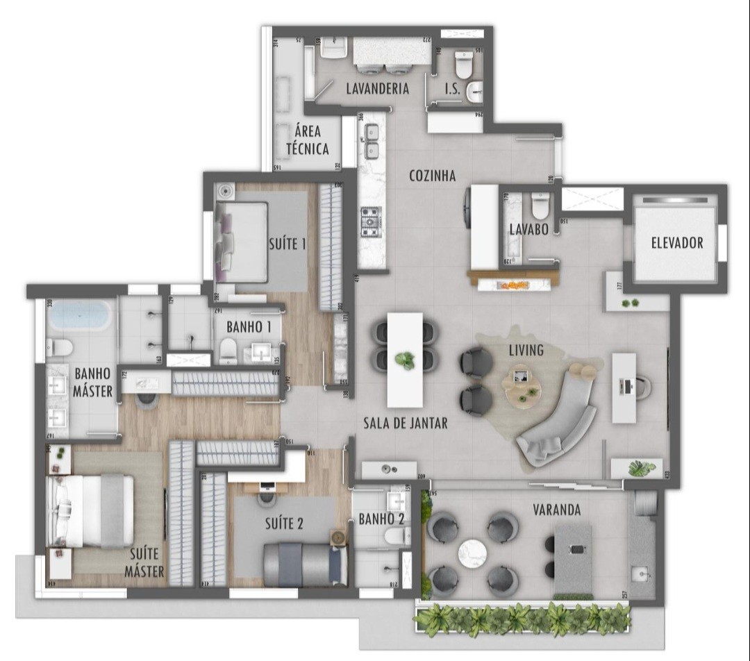 Apartamento, 3 quartos, 151 m² - Foto 51