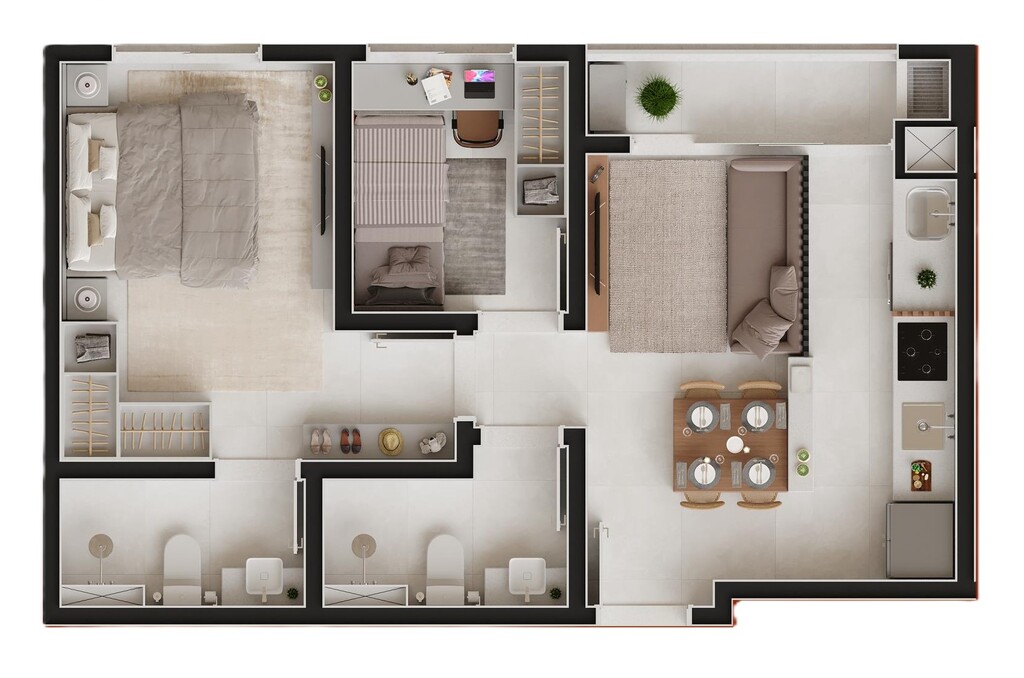 Apartamento, 2 quartos, 42 m² - Foto 18