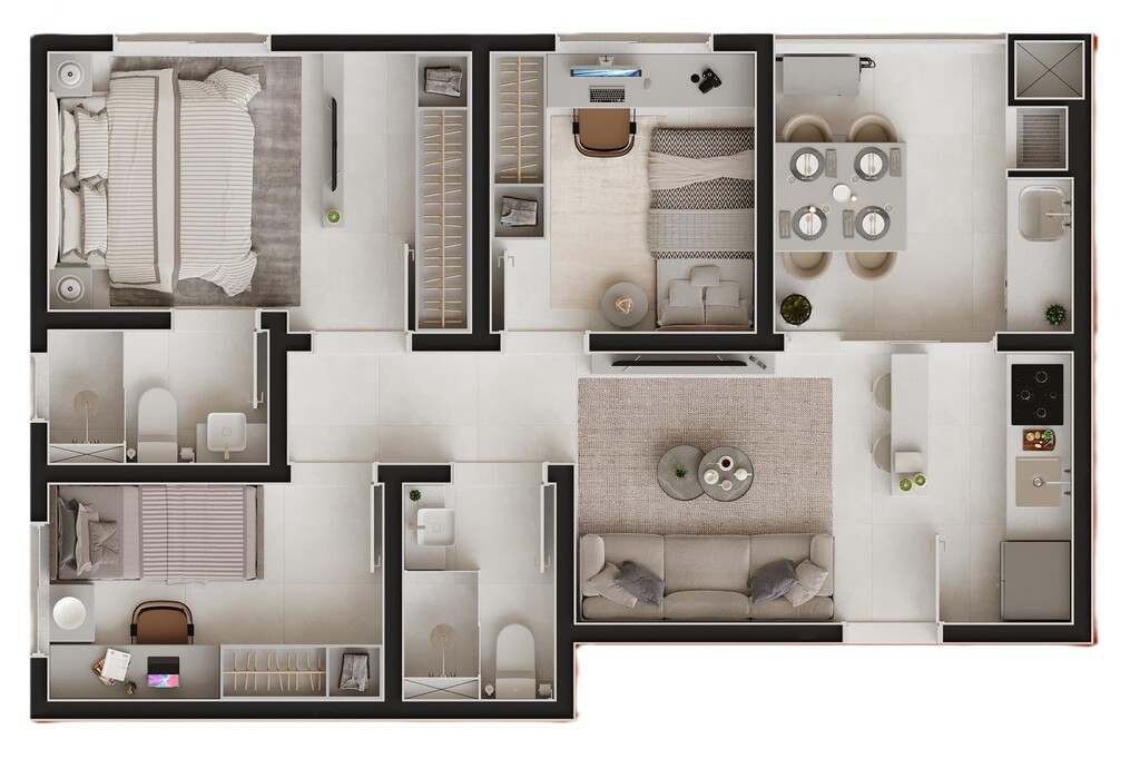 Apartamento, 2 quartos, 42 m² - Foto 19