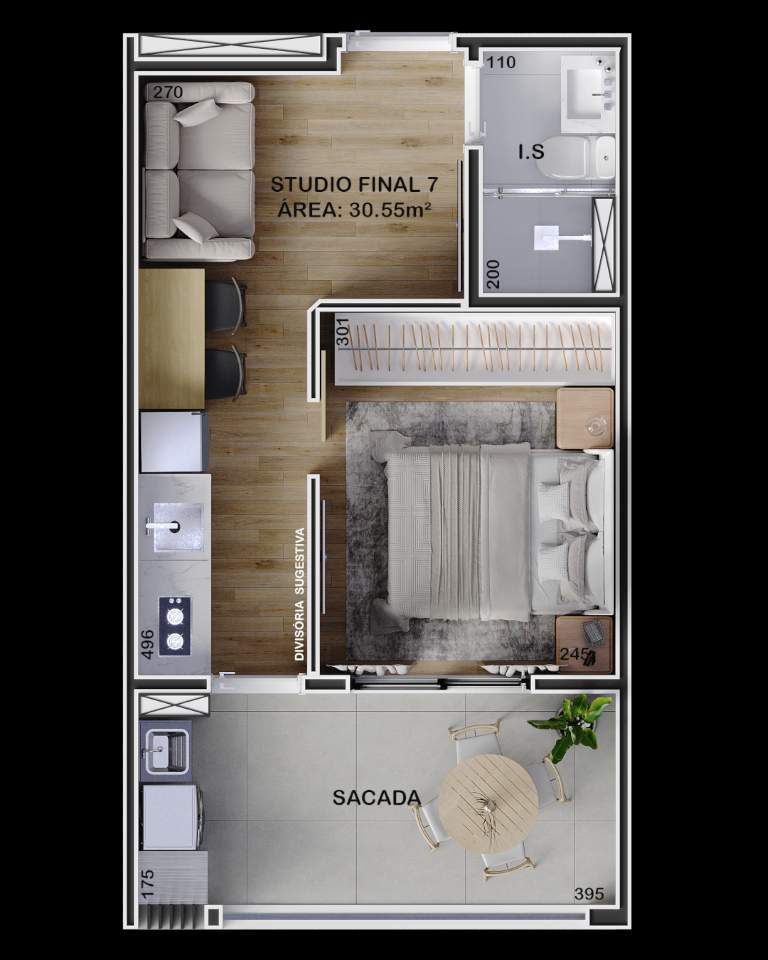 Apartamento, 1 quarto, 28 m² - Foto 23
