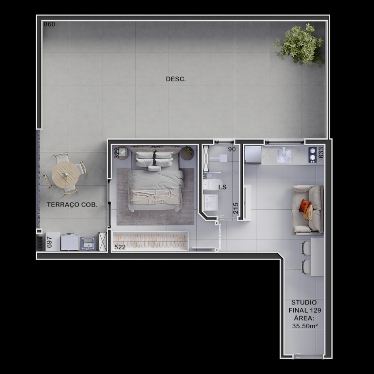 Apartamento, 1 quarto, 28 m² - Foto 25