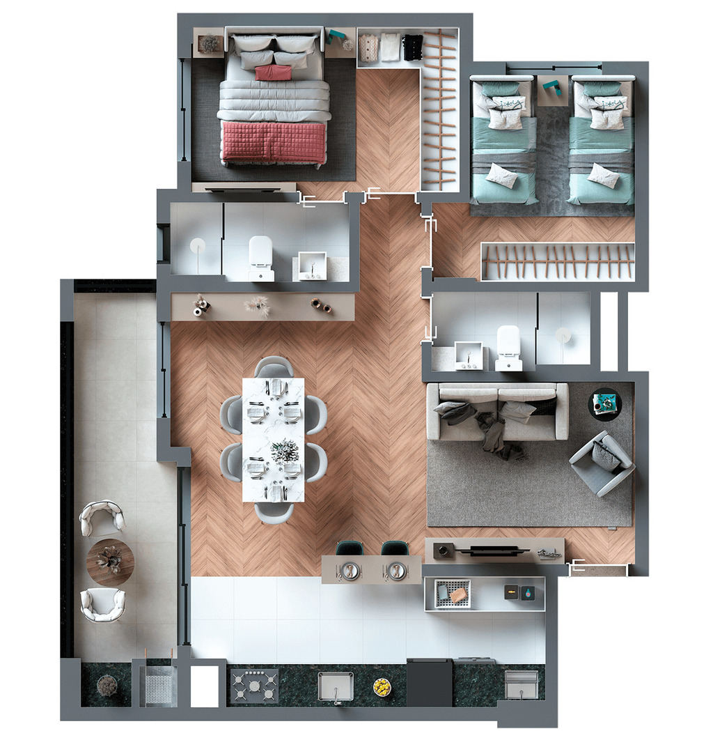 Apartamento, 2 quartos, 55 m² - Foto 29