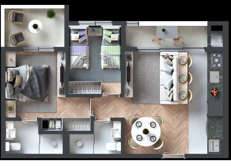 Apartamento, 2 quartos, 55 m² - Foto 26