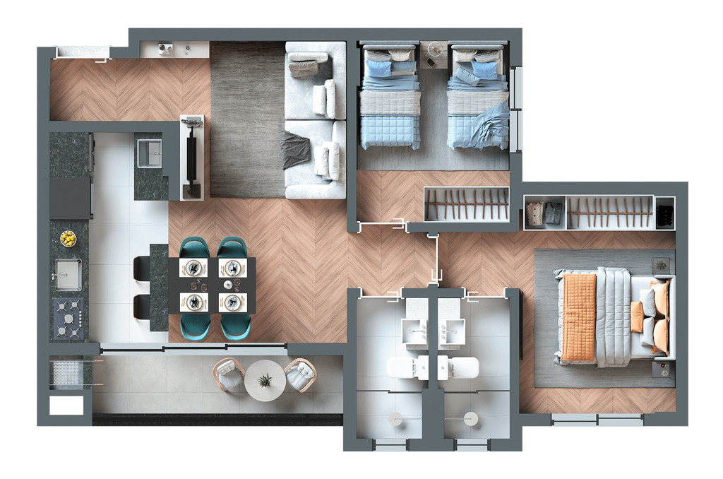 Apartamento, 2 quartos, 55 m² - Foto 25