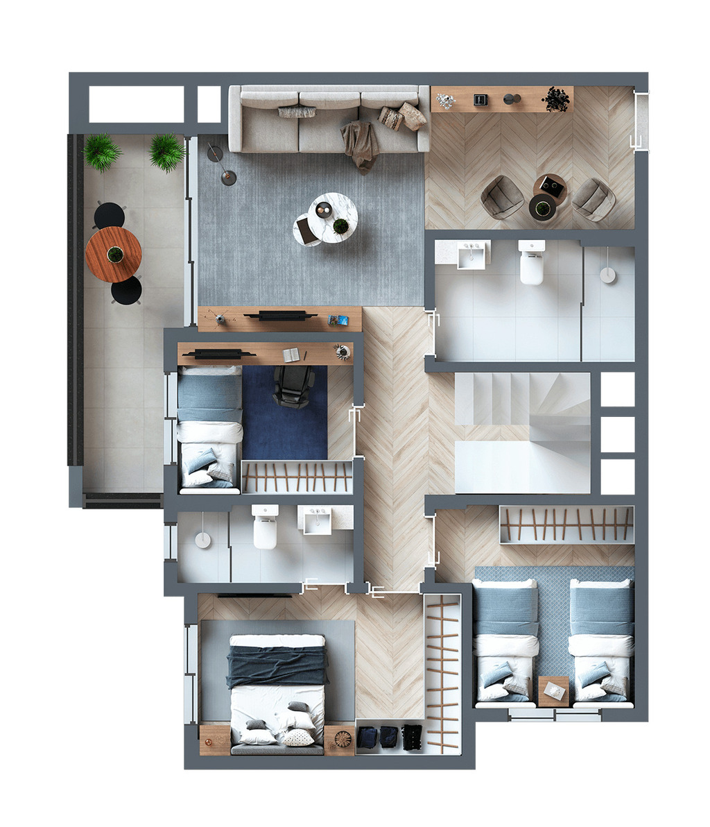 Apartamento, 2 quartos, 55 m² - Foto 33