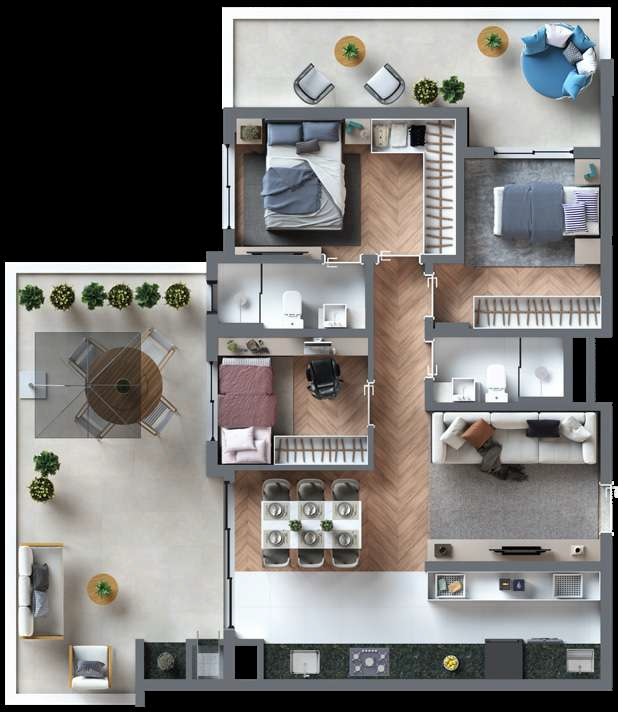 Apartamento, 2 quartos, 55 m² - Foto 30