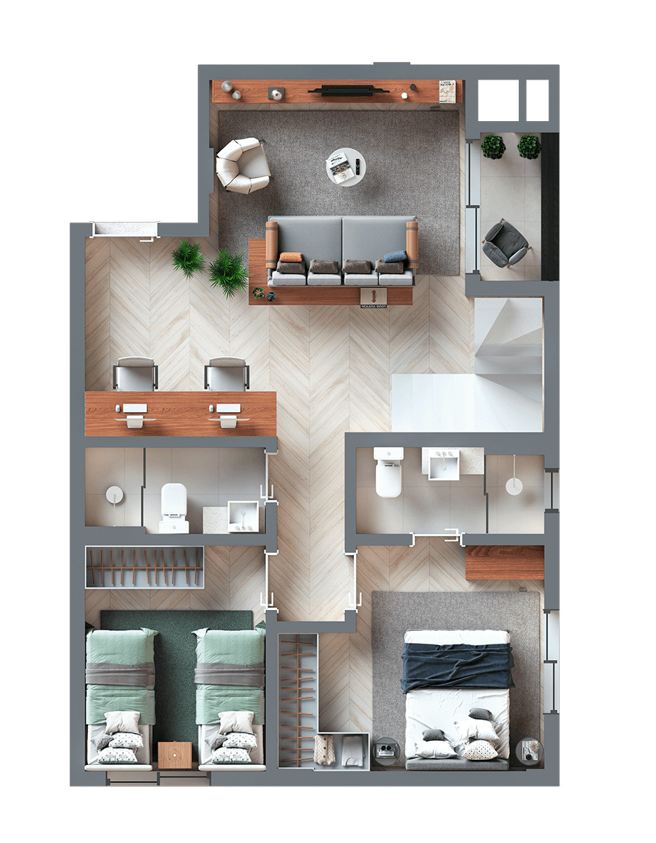 Apartamento, 2 quartos, 55 m² - Foto 31